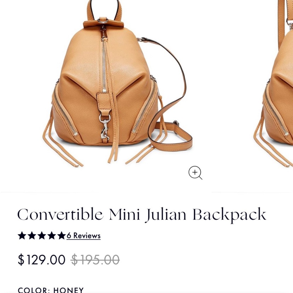 Rebecca minkoff mini backpack